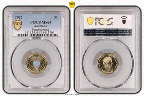 2022 $2 Peacekeeping - Colorized MS64