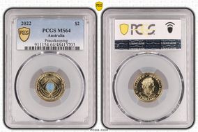 2022 $2 Peacekeeping - Colorized MS64