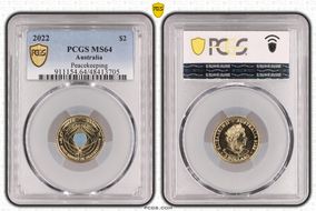 2022 $2 Peacekeeping - Colorized MS64