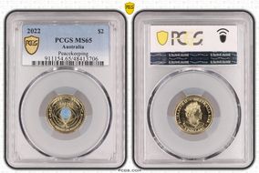 2022 $2 Peacekeeping - Colorized MS65