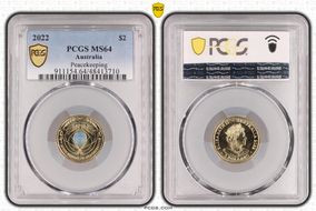 2022 $2 Peacekeeping - Colorized MS64