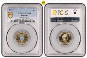 2022 $2 Peacekeeping - Colorized MS64