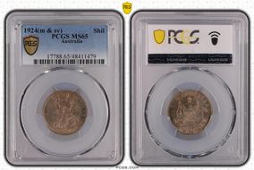 1924(m & sy) Shil MS65