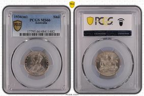1936(m) Shil MS66