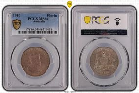 1910 Florin MS64