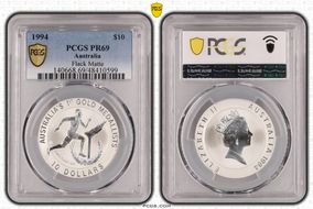 1994 $10 Flack Matte PR69