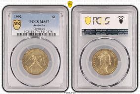 1992 $1 Olympics MS67