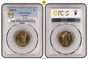 1996-S $1 Parkes MS67