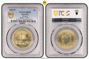 2009-P $1 Rovers Space Coins MS69