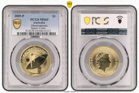 2009-P $1 Observatories Space Coins MS69