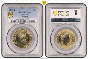 2009-P $1 Shuttles Space Coins MS69