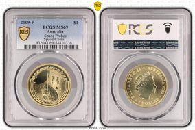 2009-P $1 Space Probes Space Coins MS69