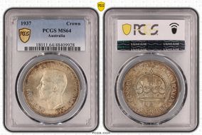 1937 Crown KM-34  Ag MS64