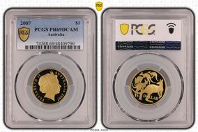 2007 $1 PR69DCAM
