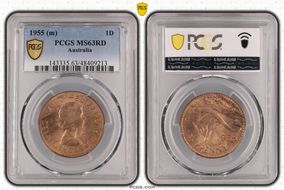 1955 (m) 1D MS63RD