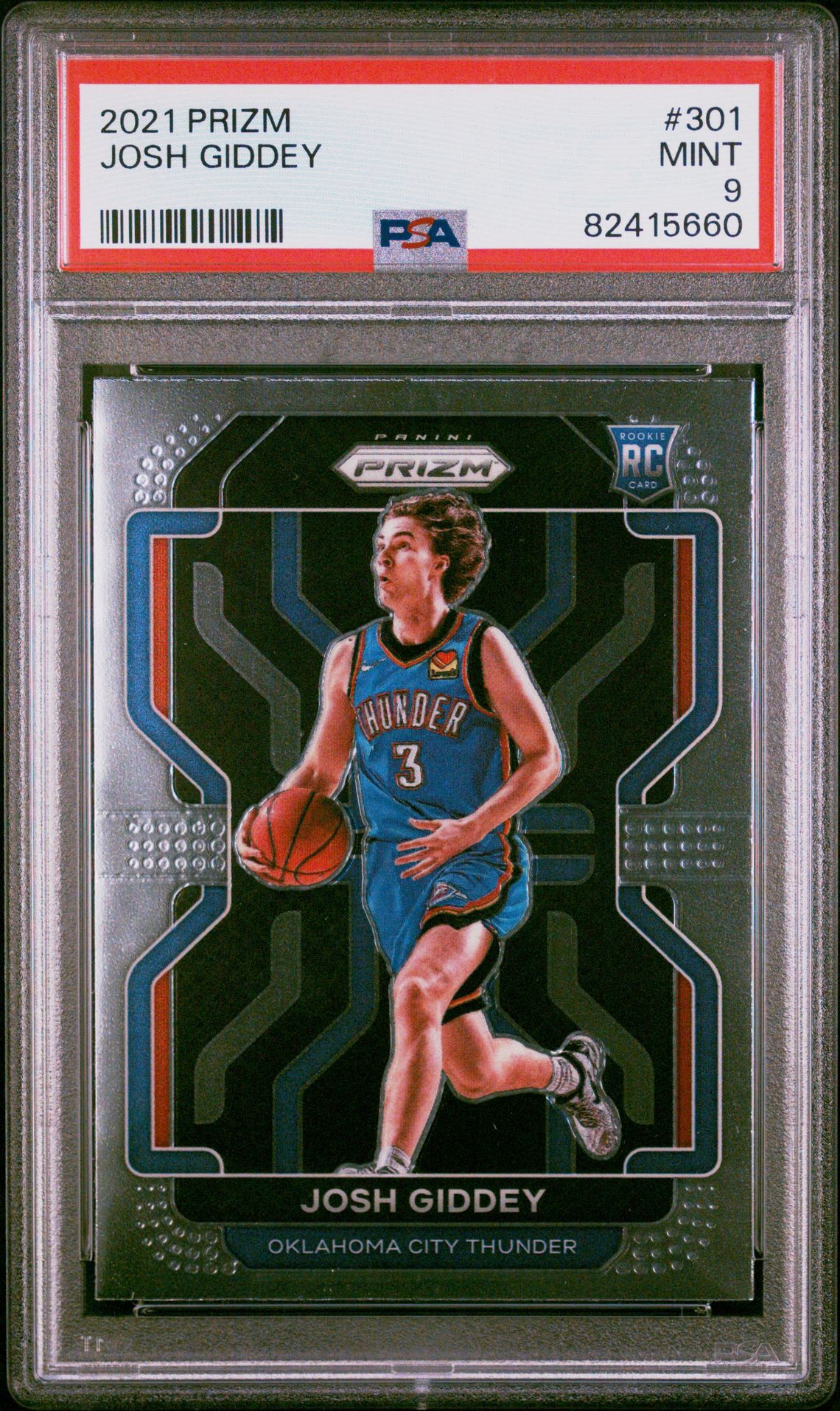 2021 Panini Prizm Josh Giddey #301 Mint 9 front