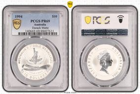 1994 $10 Durack Matte PR69