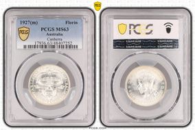 1927(m) Florin Canberra  KM-31 MS63