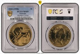 2000 (1998) $5 Olympic-Cyclist MS69