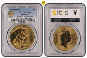 2000 (1997) $5 Olympic - Field Hockey MS67