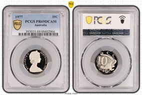 1977 10C PR69DCAM