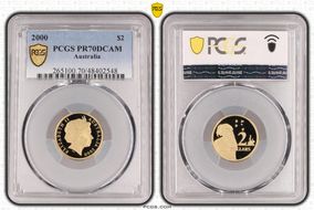 2000 $2 PR70DCAM