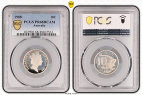 1988 10C PR68DCAM