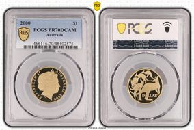 2000 $1 PR70DCAM