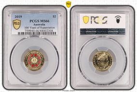 2019 $2 100 Years of Repatriation Colorized MS66