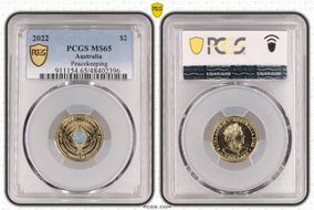 2022 $2 Peacekeeping - Colorized MS65