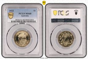 2022 $1 MS68