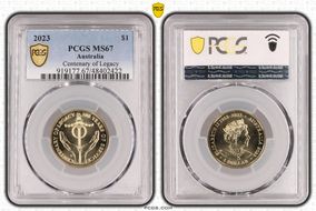 2023 $1 Centenary of Legacy MS67