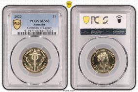 2023 $1 Centenary of Legacy MS68