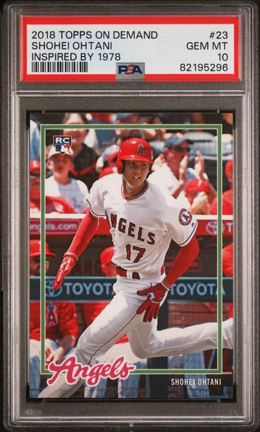 2018 Topps #23 Shohei Ohtani front