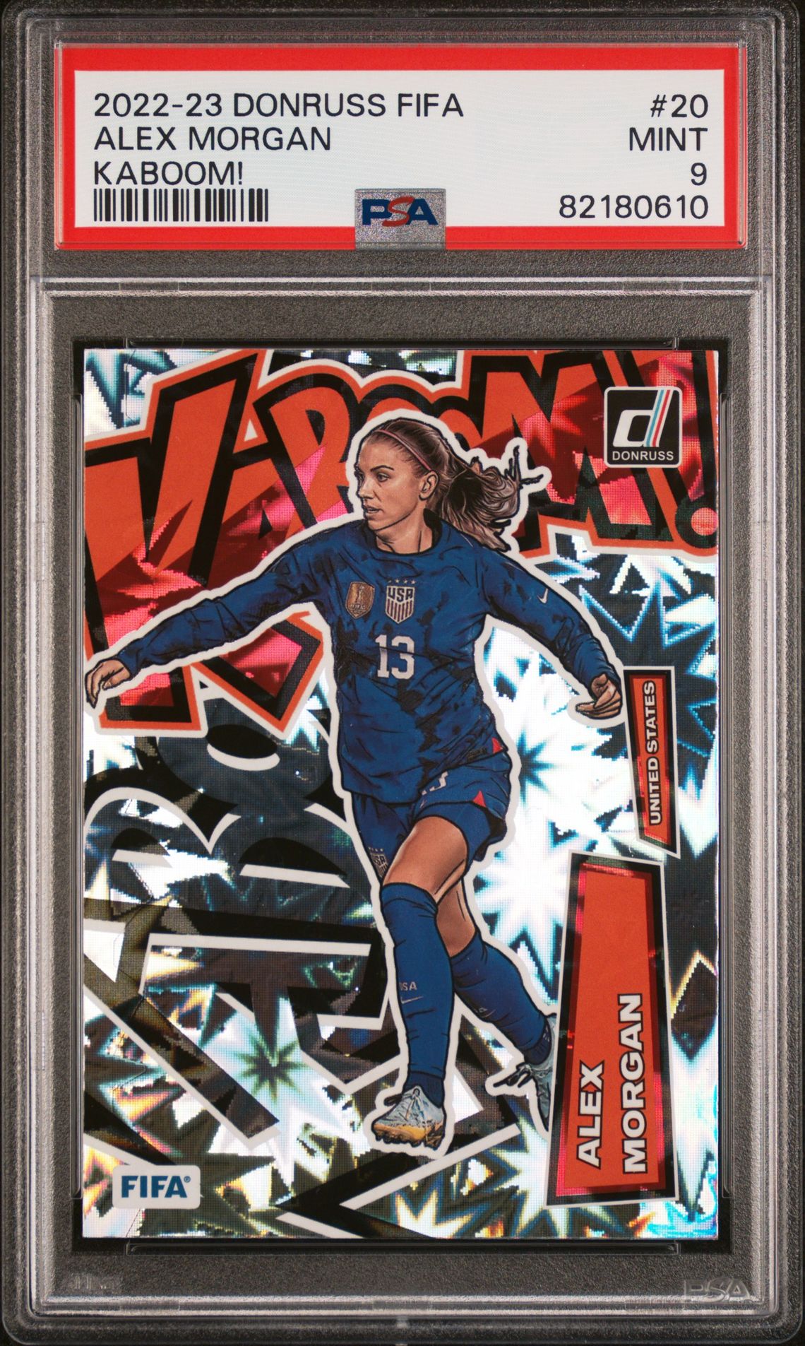 2022 Panini PANINI DONRUSS FIFA KABOOM! #20 Alex Morgan front