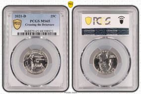 2021-D 25C Crossing the Delaware MS65
