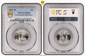 2021-D 25C Crossing the Delaware MS65