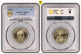 2020 $1 MS66