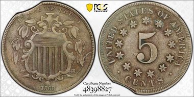 1868 5C VF35