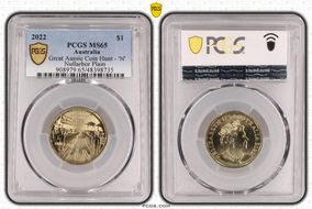 2022 $1 Great Aussie Coin Hunt - 'N' Nullarbor Plain MS65