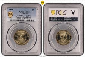 2023 $1 Matildas - Shooting Women’s World Cup MS65