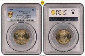 2023 $1 Matildas - Shooting Women’s World Cup MS65