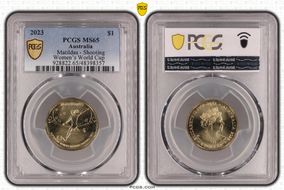2023 $1 Matildas - Shooting Women’s World Cup MS65