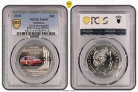 2018 50C Ford Motorsport Colorized 1989 Sierra RS500 MS69