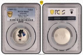 (2009-11) Token Baby Coin Set Blinky Bill MS69
