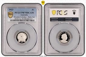 2023 5C Wooden Echidna - Baby Set PR70DCAM