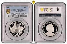 2023 50C Plush Toy COA - Baby Set PR69DCAM