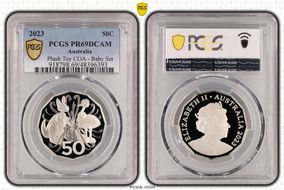 2023 50C Plush Toy COA - Baby Set PR69DCAM