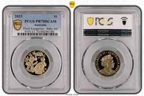 2023 $1 Plush Kangaroos - Baby Set PR70DCAM