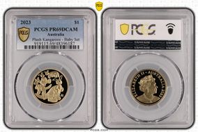 2023 $1 Plush Kangaroos - Baby Set PR69DCAM